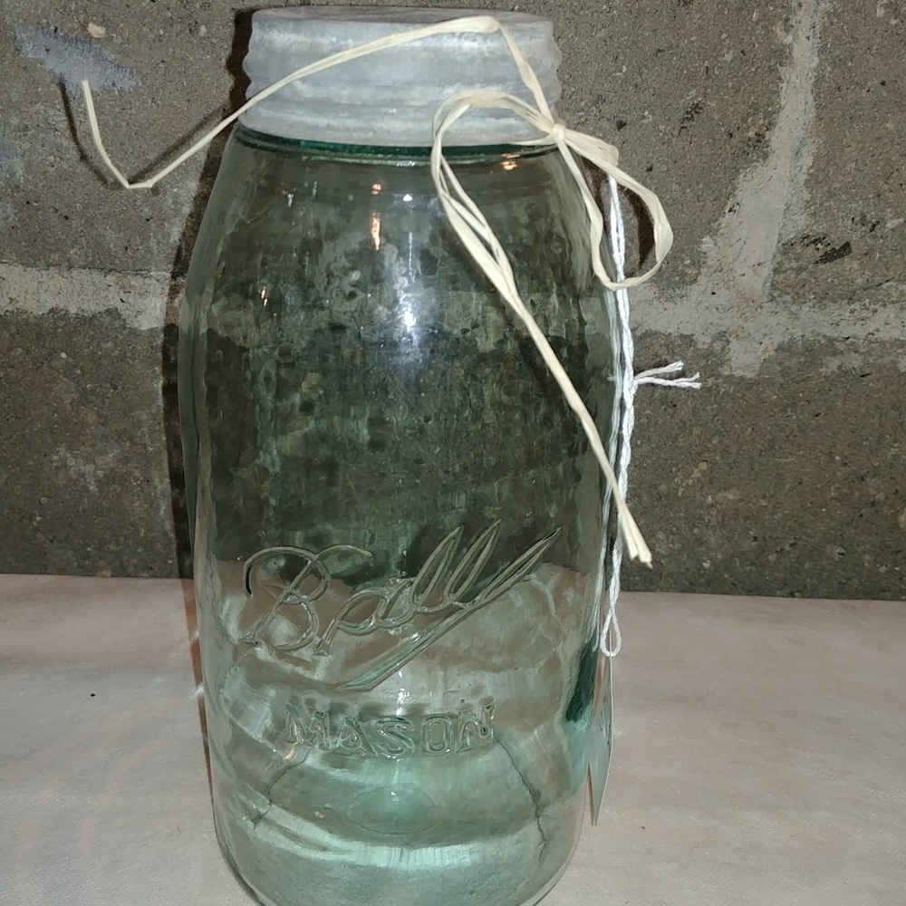 Half gallon Blue jar